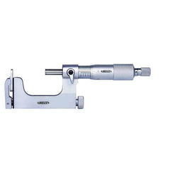 Insize USA LLC - Interchangeable-Anvil Micrometers; Operation Type: Mechanical ; Minimum Measurement (Decimal Inch): 0.0000 ; Digital Counter: No ; Maximum Measurement (Decimal Inch): 1.0000 ; Thimble Type: Ratchet Stop ; Graduation (Decimal Inch): 0.0001 - Exact Industrial Supply