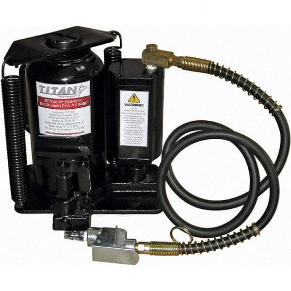 AME International - Manual Bottle, Screw, Ratchet & Hydraulic Jacks Type: Bottle Jack Load Capacity (Ton): 30 (Inch) - Benchmark Tooling