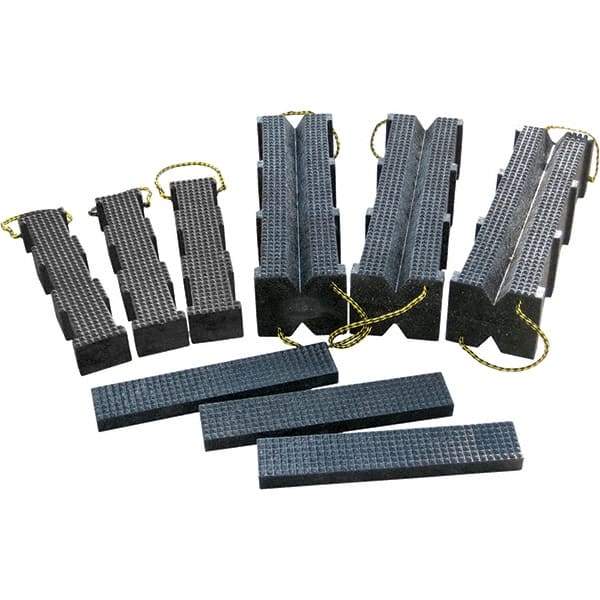 AME International - Cribbing Blocks & Sets Material: Recycled Plastic Height (Inch): 24 - Benchmark Tooling
