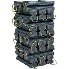 AME International - Cribbing Blocks & Sets Material: Recycled Plastic Height (Inch): 48 - Benchmark Tooling