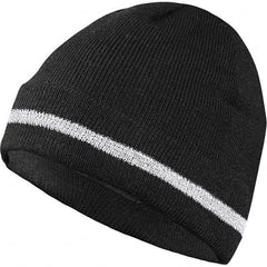 Beanie Hat: Polyester, Black, Size Universal, Solid Black, Solid Pattern