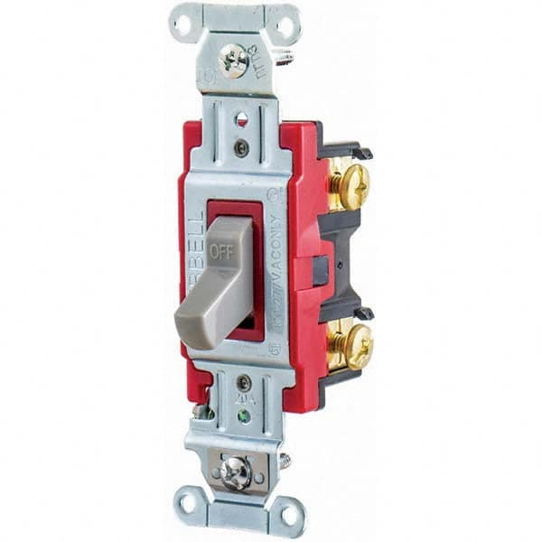 Hubbell Wiring Device-Kellems - Toggle Switches Switch Type: Heavy Duty Switch Sequence: Off-On - Benchmark Tooling