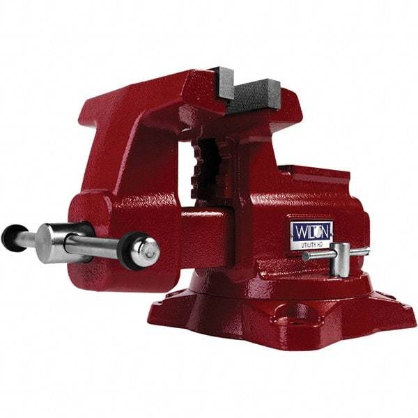 Wilton - Bench & Pipe Combination Vises Jaw Width (Inch): 6-1/2 Jaw Opening Capacity (Inch): 6-1/4 - Benchmark Tooling