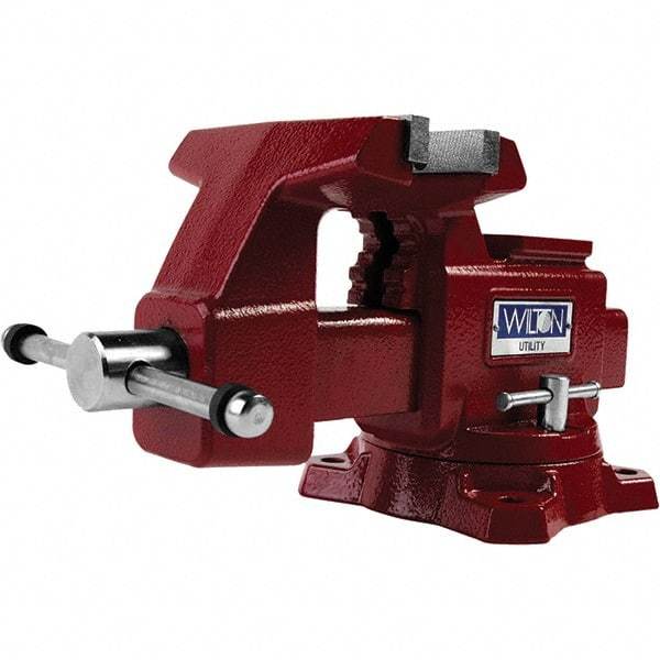 Wilton - Bench & Pipe Combination Vises Jaw Width (Inch): 5-1/2 Jaw Opening Capacity (Inch): 5 - Benchmark Tooling