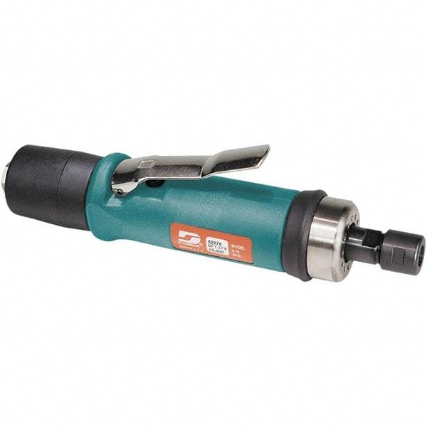 Dynabrade - 1/4" Collet, Straight Handle, Air Straight Die Grinder - 20,000 RPM, Rear Exhaust, 37 CFM, 0.7 hp, 90 psi, 1/4 NPT Inlet - Benchmark Tooling