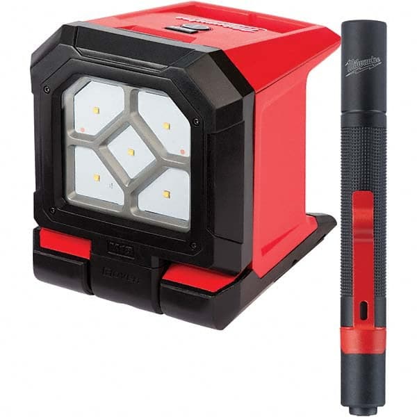 Milwaukee Tool - Cordless Work Lights Voltage: 18 Run Time: Up to 20 hours - Benchmark Tooling