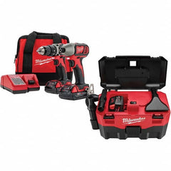 Milwaukee Tool - Cordless Tool Combination Kits Voltage: 18 Tools: Compact Drill/Driver; Impact Driver - Benchmark Tooling