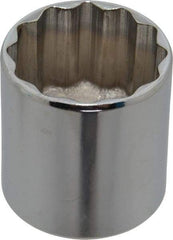 Proto - 1-5/16", 1/2" Drive, Standard Hand Socket - 12 Points, 1-55/64" OAL, Chrome Vanadium, Chrome Finish - Benchmark Tooling