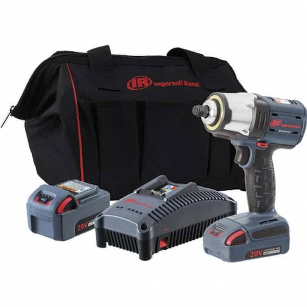 Ingersoll-Rand - Cordless Impact Wrenches & Ratchets Voltage: 20.0 Drive Size (Inch): 1/2 - Benchmark Tooling