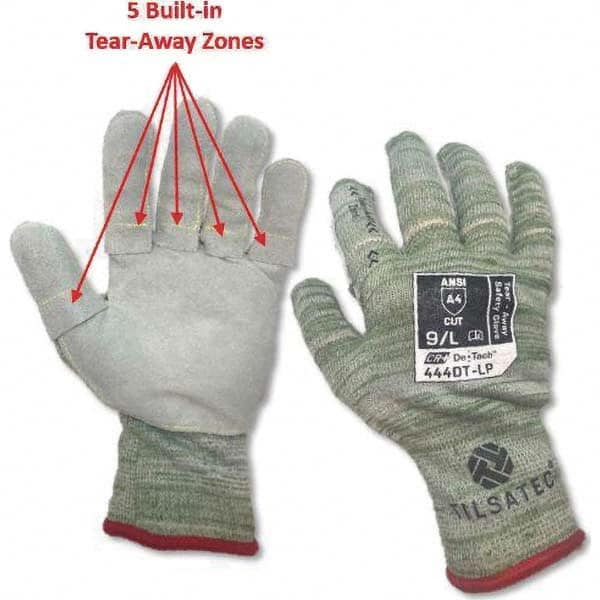 Tilsatec - Size S (7), ANSI Cut Lvl A4, Puncture Lvl 4, Abrasion Lvl 4, Cut & Puncture Resistant Gloves - Benchmark Tooling