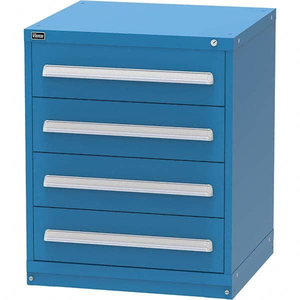 Modular Steel Storage Cabinet: 30″ Wide, 27-3/4″ Deep, 37″ High 440 lb Capacity, 4 Drawer