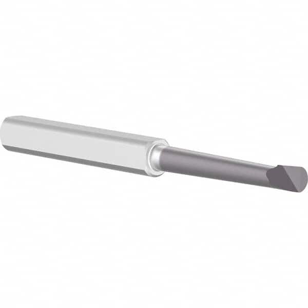 Criterion - 0.18" Min Bore Diam, 1-1/8" Max Bore Depth, 1/4" Shank Diam, Boring Bar - Benchmark Tooling