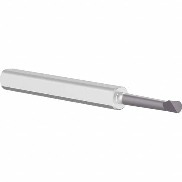 Criterion - 0.14" Min Bore Diam, 3/4" Max Bore Depth, 1/4" Shank Diam, Boring Bar - Benchmark Tooling