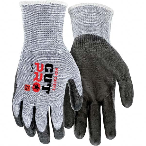 MCR Safety - Size L, ANSI Cut Lvl A4, Polyurethane Coated Cut Resistant Gloves - Benchmark Tooling