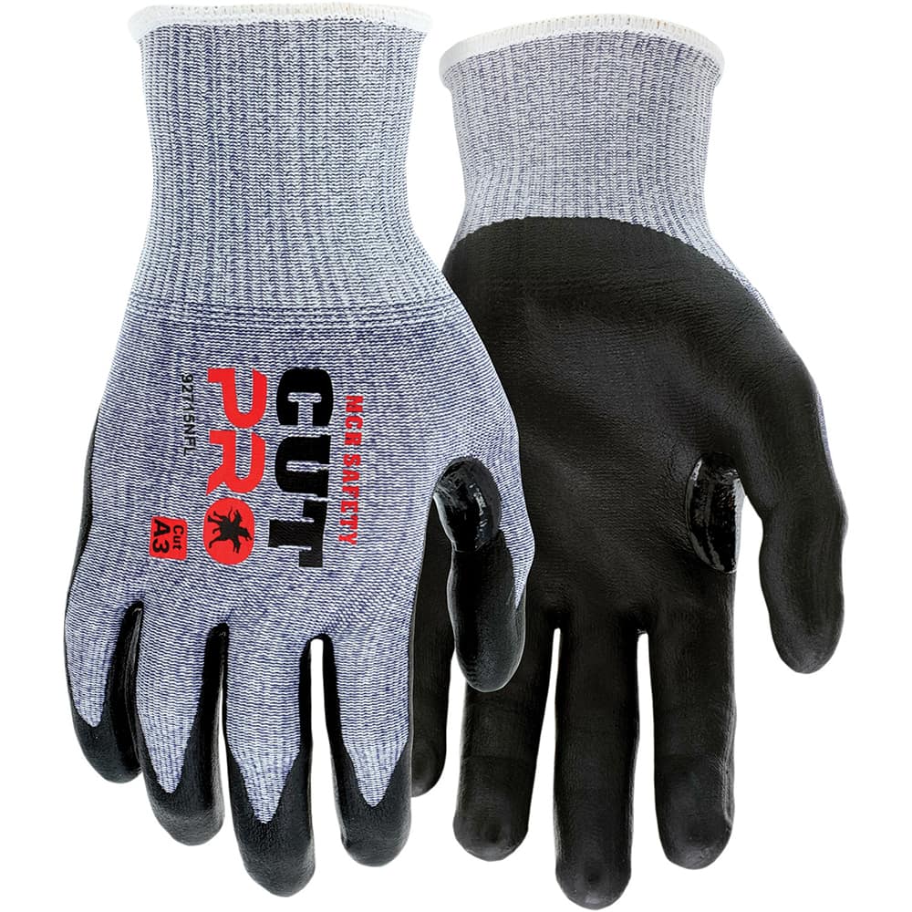 MCR Safety - Size XS, ANSI Cut Lvl A3, Puncture Lvl 4, Abrasion Lvl 4, Nitrile Coated Cut & Puncture Resistant Gloves - Benchmark Tooling