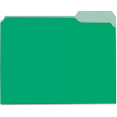 UNIVERSAL - File Folders, Expansion Folders & Hanging Files Folder/File Type: File Folders with Top Tab Color: Green - Benchmark Tooling