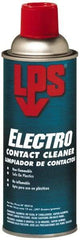 LPS - 14 Ounce Aerosol Contact Cleaner - 22 kV Dielectric Strength, Nonflammable, Plastic Safe - Benchmark Tooling