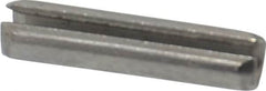 Value Collection - 1/8" Diam x 1/2" Long Slotted Spring Pin - Grade 18-8 Stainless Steel - Benchmark Tooling