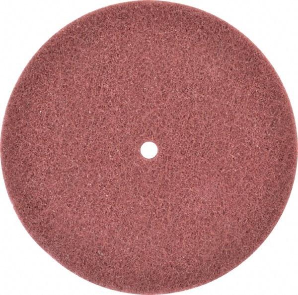Norton - 8" Very Fine Grade Deburring Disc - 1/2" Center Hole, Arbor Connection, 3,000 Max RPM - Benchmark Tooling