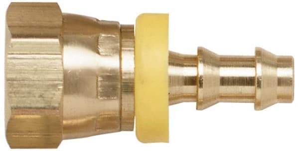 Coilhose Pneumatics - 1/4 Female NPT Pneumatic Hose Swivel Fitting - 1/4" ID, Nickle Plated Brass - Benchmark Tooling