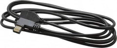 Mitutoyo - 80" Long SPC Cable - Use with Absolute Digimatic Scale Units, DP-1VR Series 264 Digimatic Mini-Processor & Calipers - Benchmark Tooling