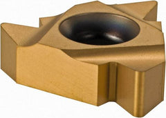 Seco - 27ER External Right Hand 4 UN Laydown Threading Insert - Grade CP500, TiAlN/TiN Coated Carbide, 15.88mm Inscribed Circle - Benchmark Tooling