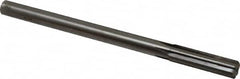 Made in USA - 0.614" Carbide-Tipped 6 Flute Chucking Reamer - Straight Flute, 9/16" Straight Shank, 2-1/4" Flute Length, 9" OAL - Benchmark Tooling