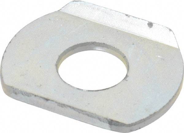 De-Sta-Co - Zinc Plated, Carbon Steel, Flanged Washer for 5/16" Diam Clamp Spindle - 5/16-18 Thread, 0.33" Hole Diam, 0.88" Overall Diam, 0.59" Between Flanges - Benchmark Tooling