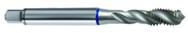 M8x1.25 6H 3-Flute PM Cobalt Blue Ring Semi-Bottoming 40 degree Spiral Flute Tap-Bright - Benchmark Tooling