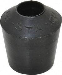 De-Sta-Co - 0.81" Max Diam, 3/8-16 Thread, Polyurethane, Screw On, Flat Tip, Clamp Spindle Assembly Replacement Cap - For 3/8" Diam Standard Spindle, 0.88" OAL, 0.63" Surface Diam, 0.63" Hole Depth - Benchmark Tooling