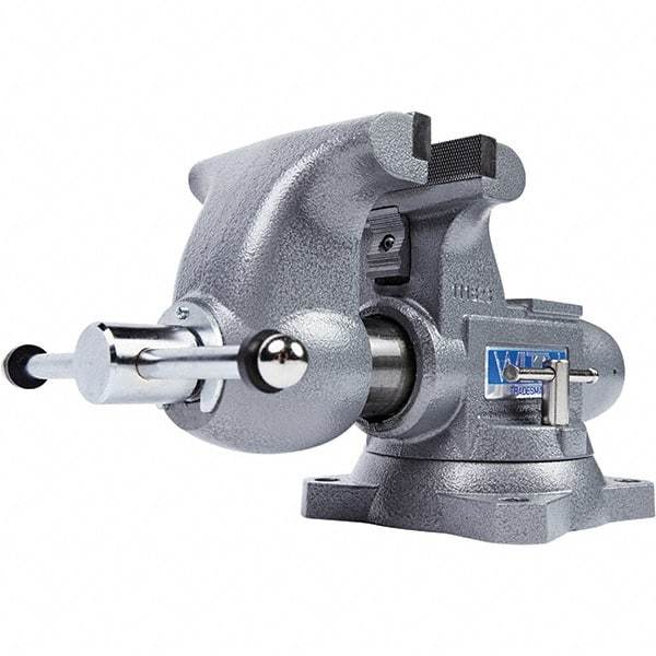 Wilton - Bench & Pipe Combination Vises Jaw Width (Inch): 6-1/2 Jaw Opening Capacity (Inch): 7-1/4 - Benchmark Tooling