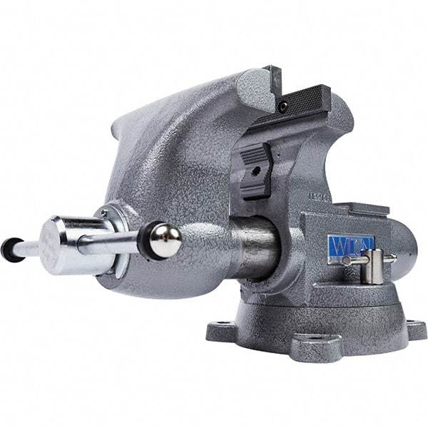 Wilton - Bench & Pipe Combination Vises Jaw Width (Inch): 8 Jaw Opening Capacity (Inch): 7-3/4 - Benchmark Tooling