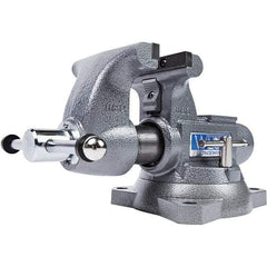 Wilton - Bench & Pipe Combination Vises Jaw Width (Inch): 5-1/2 Jaw Opening Capacity (Inch): 6-1/8 - Benchmark Tooling