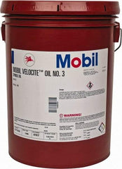 Mobil - 5 Gal Pail Mineral Spindle Oil - ISO 2, 2.1 cSt at 40°C & 0.95 cSt at 100°C - Benchmark Tooling