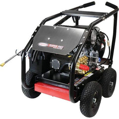 Simpson - Gas, 22.1 hp, 5,000 psi, 5 GPM, Cold Water Pressure Washer - Comet Triplex, 50' x 3/8" Hose - Benchmark Tooling