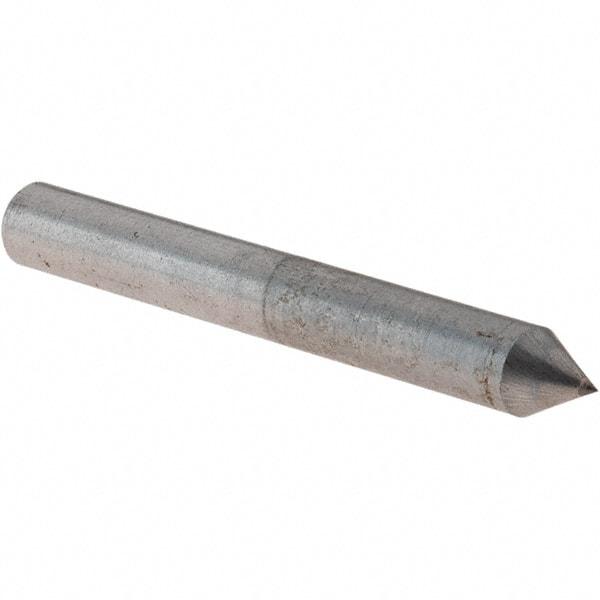 Norton - 1" Long x 3/16" Shank Diam Single Point Diamond Dresser - 60° Included Angle - Benchmark Tooling