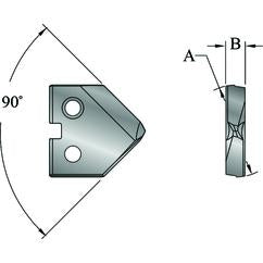 11MM SUP COB TIALN Y T-A INSERT - Benchmark Tooling