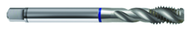 M12x1.75 6H 3-Flute PM Cobalt Blue Ring Semi-Bottoming 40 degree Spiral Flute Tap-Bright - Benchmark Tooling