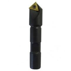 90° Point- 0.047" Min- 0.5" SH- Indexable Countersink & Chamfering Tool - Benchmark Tooling