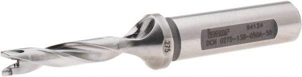 Iscar - 0.275" to 0.291" Diam, 5xD, 1.38" Max Depth, 1/2" Shank Diam, 3.72" OAL, Replaceable-Tip Drill - FCP, ICK, ICK-2M, ICM, ICN, ICP, iCP-2M Insert, 7 Seat Size, 91043687 Toolholder, Series SumoCham - Benchmark Tooling