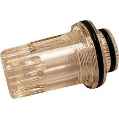 Dynabrade - 55 CFM Max Air Flow, 145 Max psi, Sight Dome Assembly - 140°F Max, For Use with 10671, 10673, 10675, 10677, 10679, 10681 - Benchmark Tooling