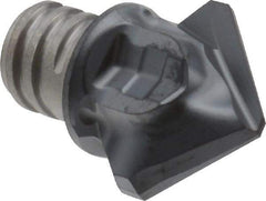 Iscar - MM HDF Grade IC908 Carbide Chamfer Milling Tip Insert - TiAlN Finish, 2 Flutes, 15.7mm Cutting Diam, 14mm Extension - Benchmark Tooling