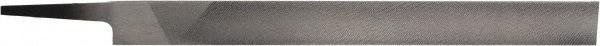 PFERD - 8" Long, Second Cut, Knife American-Pattern File - Double Cut, 0.19" Overall Thickness, Tang - Benchmark Tooling