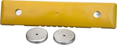 PRO-SAFE - 18" Long x 4" Wide x 1" High, Bumper - Yellow, Plastic - Benchmark Tooling