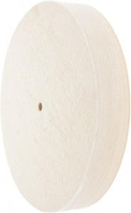 Value Collection - 12" Diam x 2" Thick Unmounted Buffing Wheel - 1 Ply, Polishing Wheel, 1/2" Arbor Hole, Soft Density - Benchmark Tooling