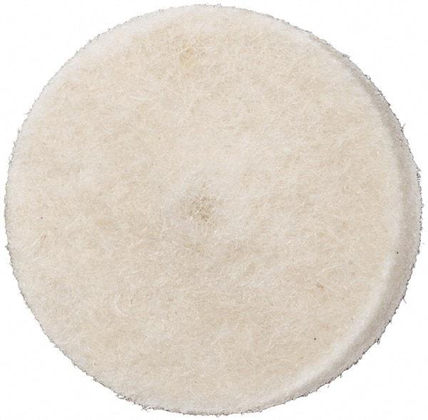 Value Collection - 1/2" Diam x 1/8" Thick Unmounted Buffing Wheel - 1 Ply, Polishing Wheel, 1/8" Arbor Hole, Medium Density - Benchmark Tooling