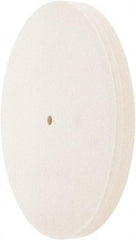 Value Collection - 12" Diam x 1" Thick Unmounted Buffing Wheel - 1 Ply, Polishing Wheel, 1/2" Arbor Hole, Medium Density - Benchmark Tooling