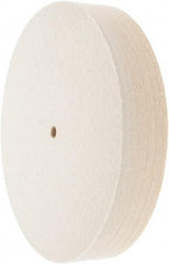 Value Collection - 10" Diam x 2" Thick Unmounted Buffing Wheel - 1 Ply, Polishing Wheel, 1/2" Arbor Hole, Soft Density - Benchmark Tooling