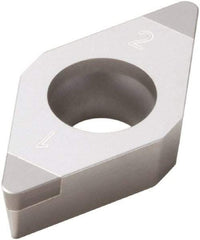 Seco - DCGW21.51 Grade CBN150 PCBN Turning Insert - Uncoated, 55° Diamond, 1/4" Inscr Circle, 3/32" Thick, 1/64" Corner Radius - Benchmark Tooling