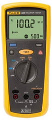 Fluke - Backlight Display, 2,000 Megohm Electrical Insulation Resistance Tester & Megohmmeter - 1,000 VDC Max Test Voltage, Powered by AA Battery - Benchmark Tooling